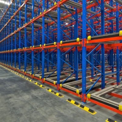 Modern pallet racking system for commercial warehouse