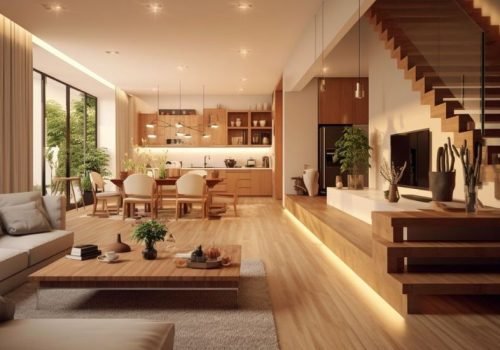 Modern interior design for office and commercial space